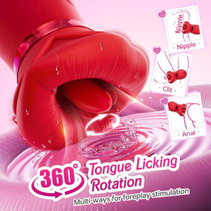 Wireless Remote Big Mouth Massager - 10 Modes by Seductiva