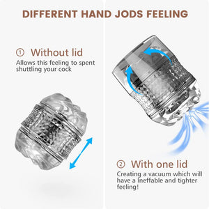 Seductiva Men's Masturbator Discreet Quiet Pleasure Toy Privacy Packaging Solo Adult Toy Size Reference & Packaging - Shipped from NZ