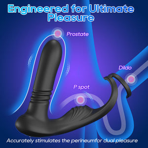 Seductiva Pro-Thrust: Remote Control Prostate Massager with 10 Thrusting Modes - Sensory Wellness Product Perspective - NZ Local Stock