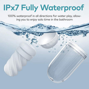 Seductiva Male Self-Priming Breathing Valve Masturbation Cup Spiral Channel Masturbator Sex Toy - Sensory Wellness Product Perspective - NZ Local Stock