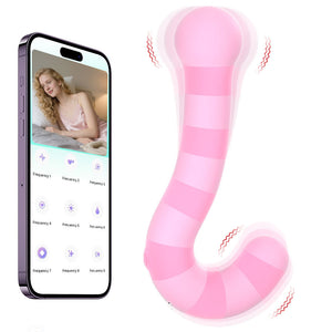 Seductiva Masturbation vibrator dual vibration AV stick backyard massage APP remote flirting sex toy - Sensory Wellness Product Perspective - NZ Local Stock