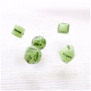 Seductiva 5-in-1 Glow-in-the-Dark Couples Intimacy Dice Game Set - Sensory Wellness Product Perspective - NZ Local Stock