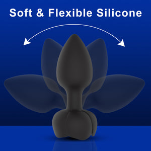 Seductiva Spark-Plug: 10-Mode Remote Silicone Anal Vibrator with LED Flash Size Reference & Packaging - Shipped from NZ