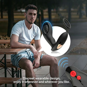 Seductiva Extra Mile - Dual-Motor Prostate & Cock Ring Set NZ by Seductiva