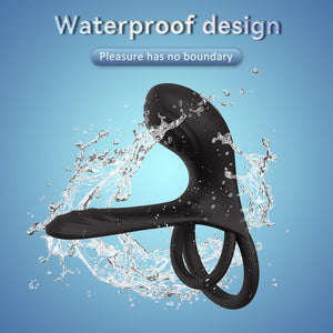 Seductiva Locking Ring Male Sex Toys Remote Control Electric Sperm Ring Silicone Couples Vibrating Ring - Sensory Wellness Product Perspective - NZ Local Stock