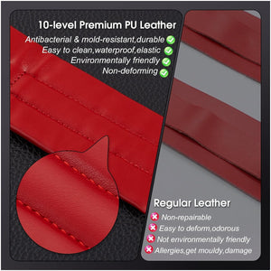 Seductiva Leather Handcuffs & Eye Mask Bondage Set – Erotic Roleplay Restraints Kit USB Charging & Interface Controls - Quiet Performance