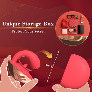 Multi Frequency Strong Vibrating Tongue Licking Vibrator For Her by Seductiva