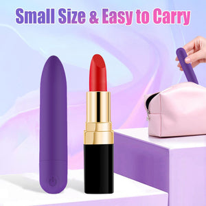 Mini 10 Speed USB Rechargeable Waterproof Bullet Vibrator For Her Personal Massager by Seductiva