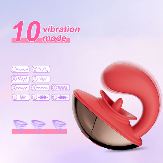 Multi Frequency Strong Vibrating Tongue Licking Vibrator For Her