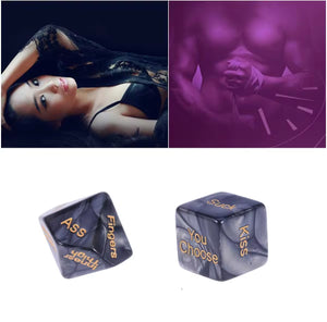 Seductiva 4-in-1 Romantic Couples Dice Game Set USB Charging & Interface Controls - Quiet Performance