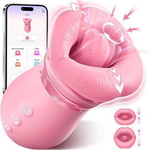 Wireless Remote Big Mouth Massager - 10 Modes by Seductiva