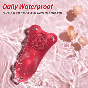 Wearable Rose Vibrator - Remote Control, 10 Modes by Seductiva