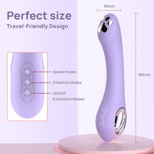 G Point Stimulation AV Stick Cat Claw Electric Shock Vibrator Female Masturbator Adult Toy Sex Toys - 7
