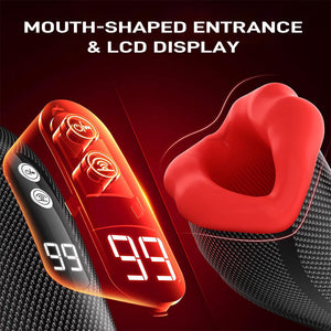 Detail: Men's Handheld Suction Vibrator APP Controlled Intimate Massage Trainer Adult Toy - Seductiva NZ