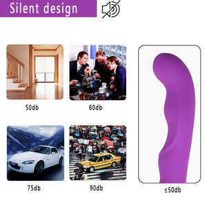 Scale: Seductiva Curve: 10-Mode G-Spot Stimulation Vibrating Dildo - Seductiva NZ