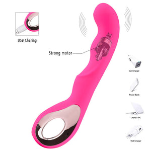 Detail: Seductiva Curve: 10-Mode G-Spot Stimulation Vibrating Dildo - Seductiva NZ