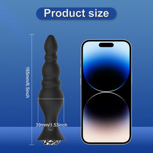 Detail: Seductiva Onyx: 10-Frequency Wireless Remote Rear Plug Vibrator - Seductiva NZ