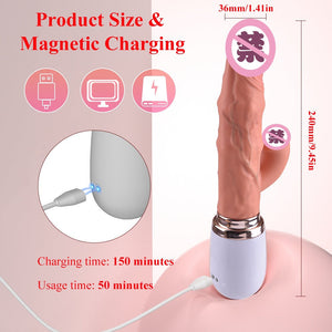 Detail: Seductiva Orion - Automatic Telescopic & Vibrating Wand - Seductiva NZ