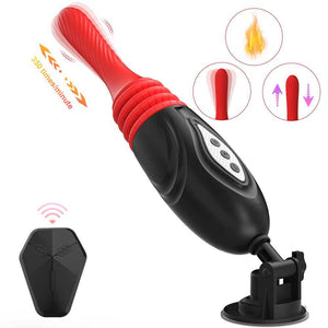 Detail: Seductiva Sam - 4-in-1 Telescopic Heating Vibrator - Seductiva NZ