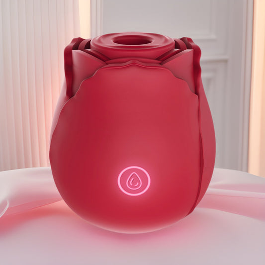 10 frequencies Sucking Rose Vibrator for Women & Vibrating Massager