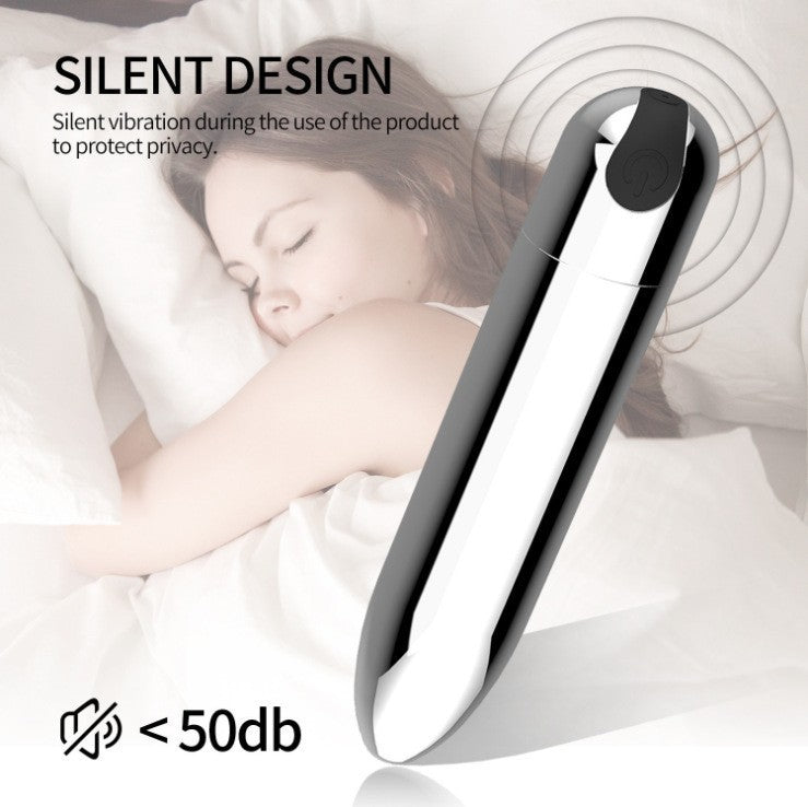 Mini 10 Speed USB Rechargeable Waterproof Bullet Vibrator For Her Personal Massager by Seductiva