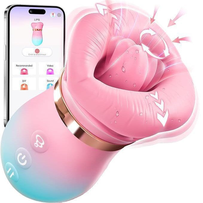 Wireless Remote Big Mouth Massager - 10 Modes by Seductiva