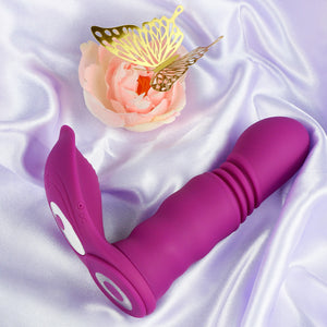 Match Play Vibrating Thrusting Dildo with Cock Ring NZ by Seductiva