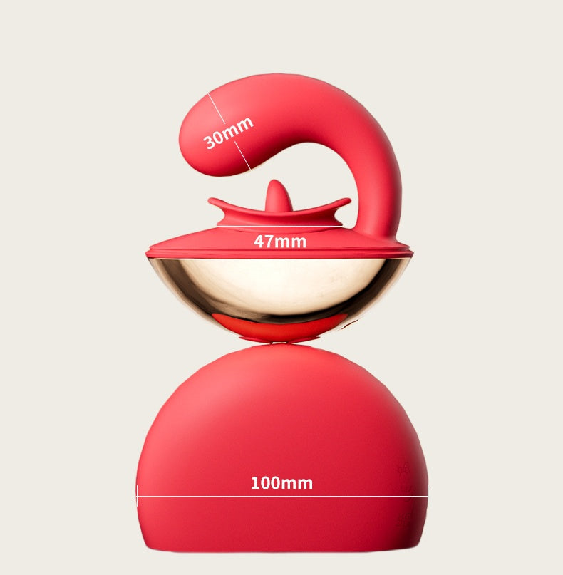 Multi Frequency Strong Vibrating Tongue Licking Vibrator For Her by Seductiva