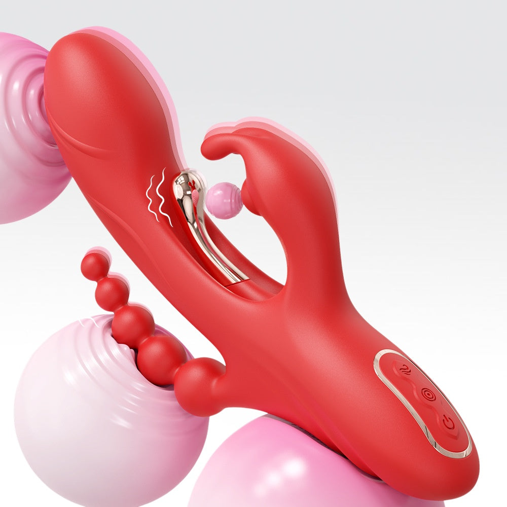 9-Mode Anal Beads Rabbit Vibrator