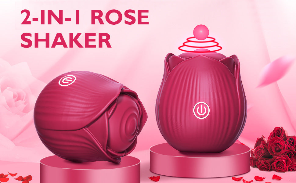 New product rose flapping vibrator Jumping Eggs adult sex toys female massager