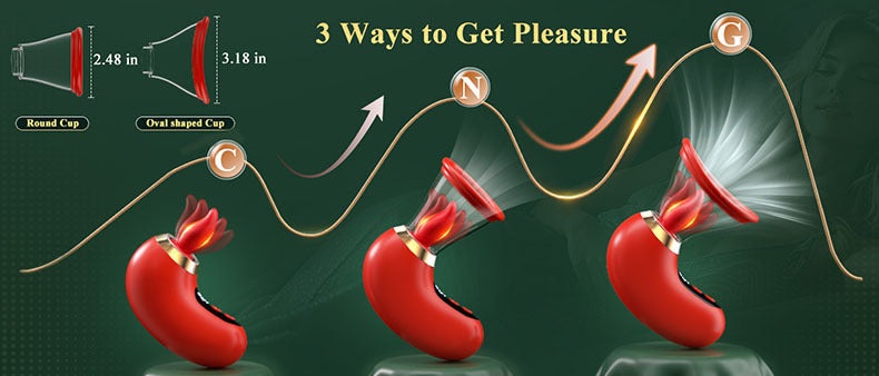 The new product tongue licker female masturbation sex toy CG point stimulation sucking vibrator for woman or couple