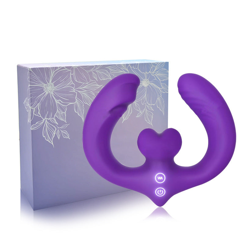 Multi Playing Double-Ended Vibrator For Couple Foreplay Female Masturbator Sex Toy