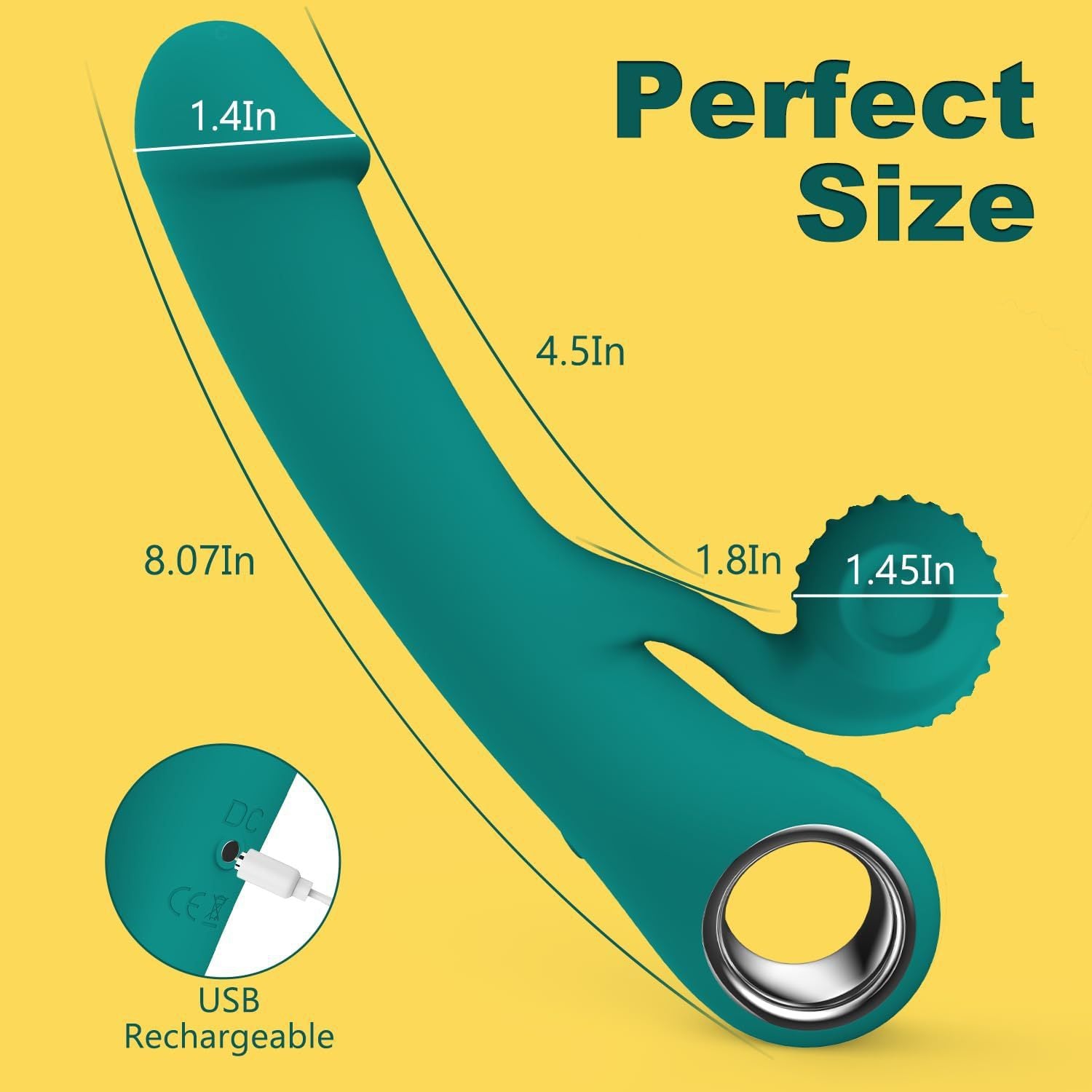 New Arrival 2 In 1 Double Vibration Stimulator Female Masturbation Rabbit Vibrator Sex Toys For Woman Or Couple