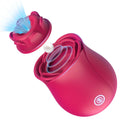 Hot-selling rose suction vibrator 2 IN 1 nipples clitoris to flirt jump eggs