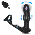 Prostate vibration massager for man cock ring with butt plug wireless remote control rechargeable vibrator masturbator