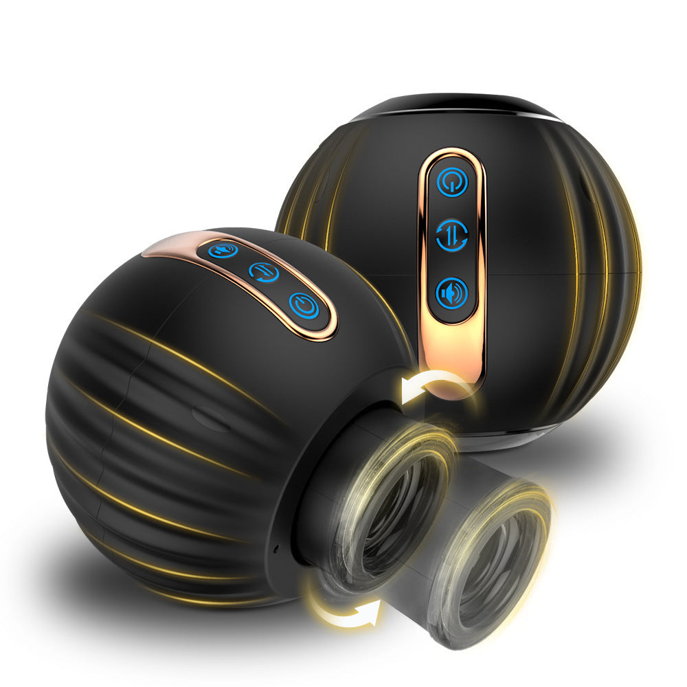 Fully automatic telescopic and rotating masturbation cup men's penis trainer male adult sex products for man&nbsp;