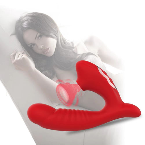 10 Frequency suction vibration modes rechargeable vibrator wearable dildo woman sex toy