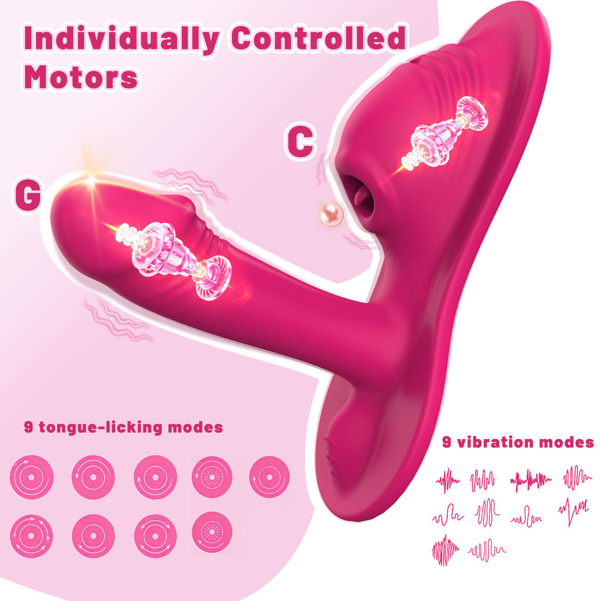 App-Controlled Clitoral Cushion Vibrator