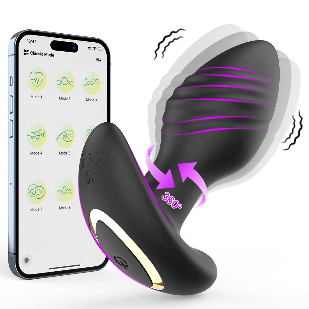 APP control Silicone Anal Vibrator Waterproof and Rechargeable Big Plug Vibration Adult Anal Plug Sex Toys