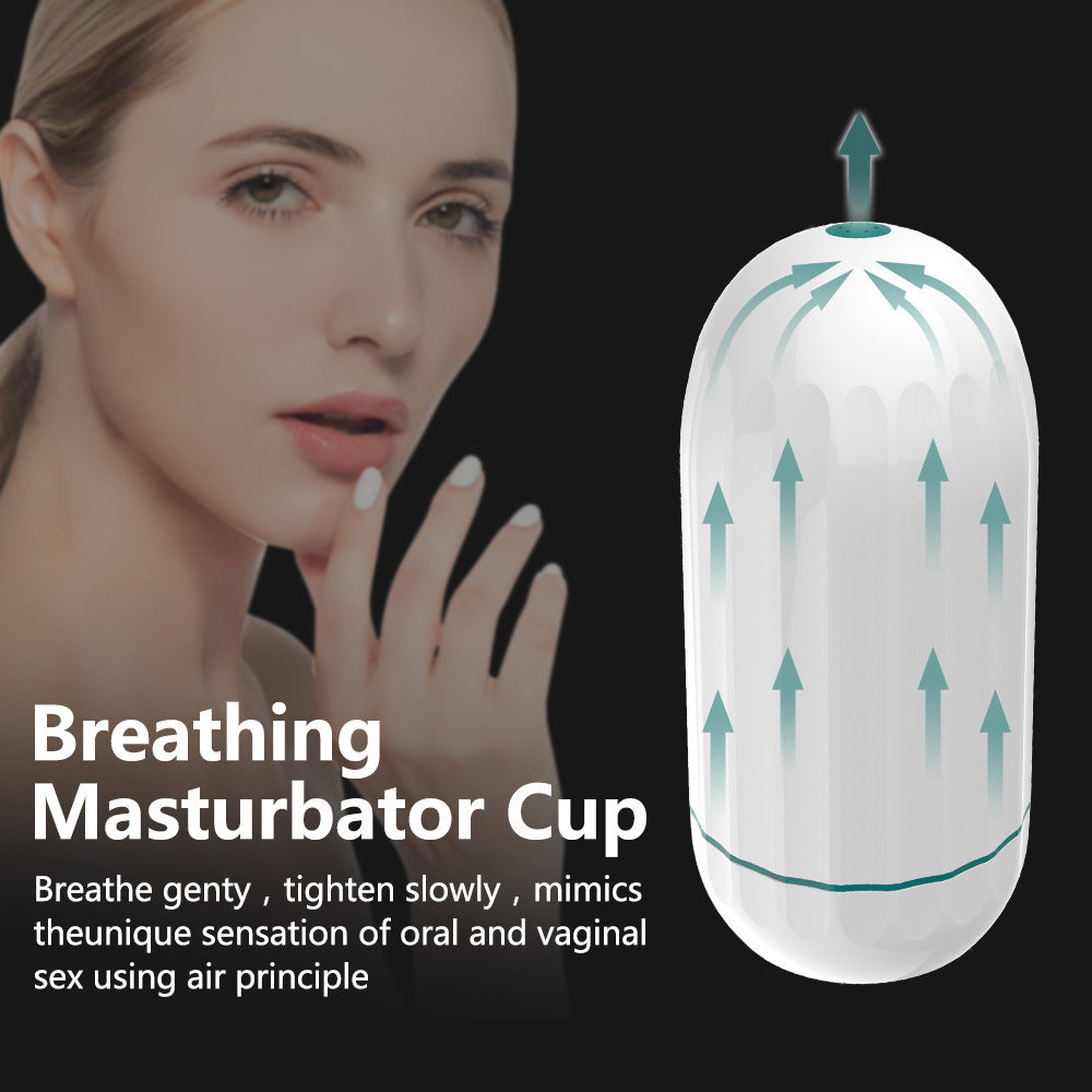 Manual male masturbation cup penis trainer adult products man sex toys