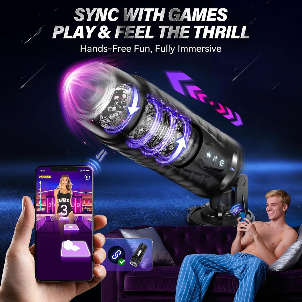 Hot Sale Automatic Thrusting & Rotating Masturbation Cup For Man Male Masturbator Sex Toys