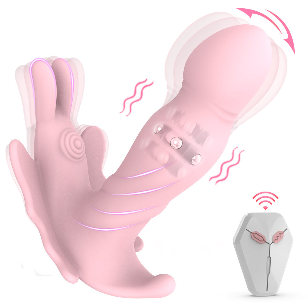 Remote control wearable panty vibrator rechargeable rabbit vibrator couple sex toy