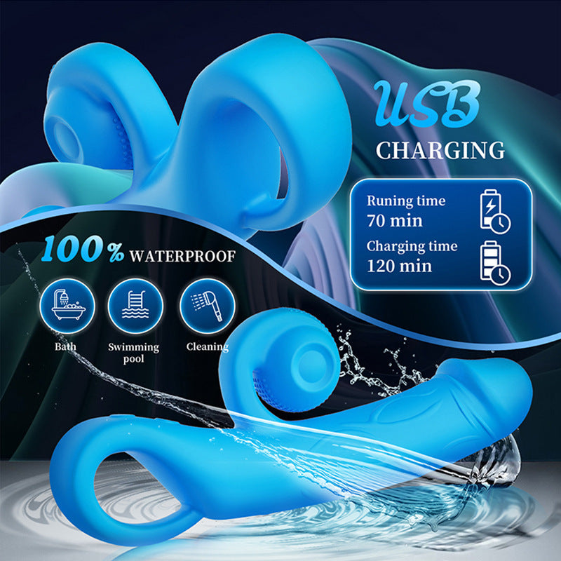 Seductiva 2-in-1 Dual Vibration Rabbit Stimulator – Women's Wellness & Couples Device Size Reference & Packaging - Shipped from NZ