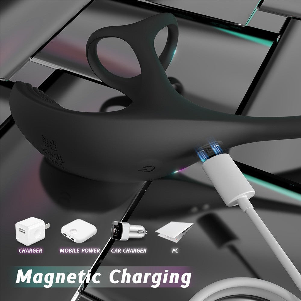 Vibrating Cock Ring Anal Plug with Prostate Massager Stimulator Penis Ring Vibrator Couples Adult Sex Toys for Men