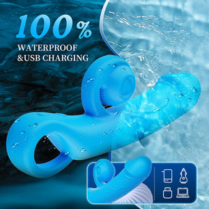 Seductiva 2-in-1 Dual Vibration Rabbit Stimulator – Women's Wellness & Couples Device - Sensory Wellness Product Perspective - NZ Local Stock