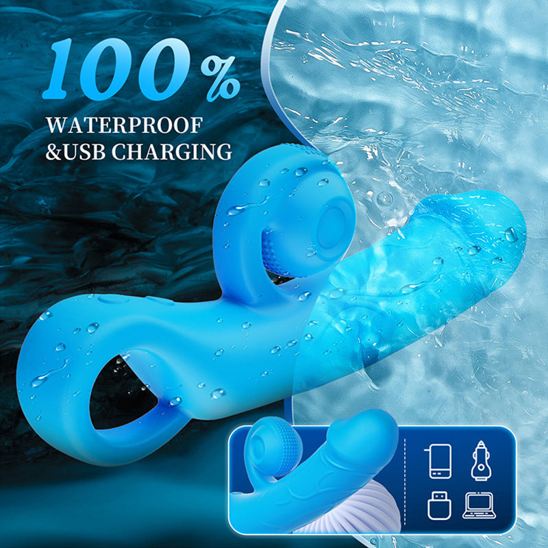 New Arrival 2 In 1 Double Vibration Stimulator Female Masturbation Rabbit Vibrator Sex Toys For Woman Or Couple（副本）