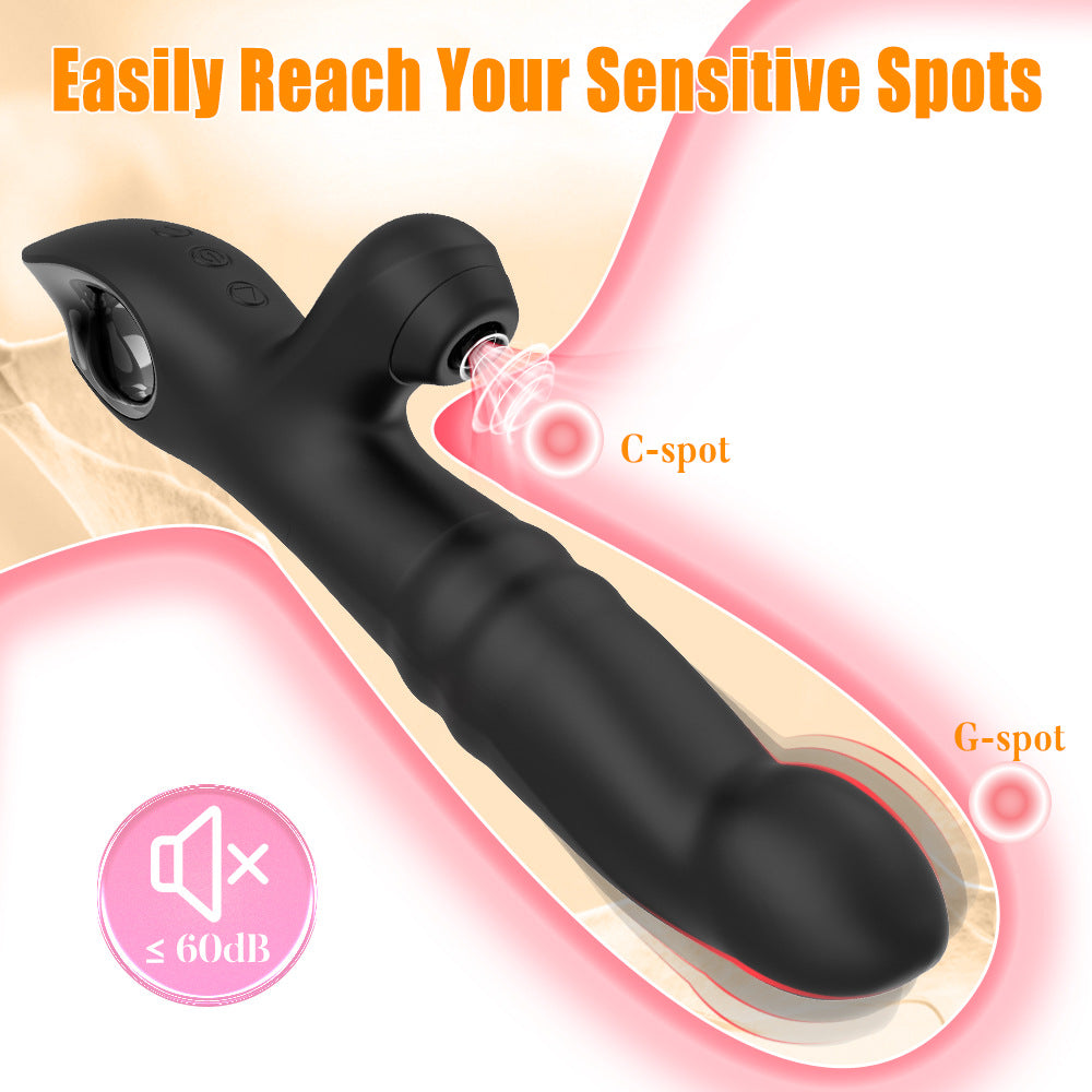 New Arrival AV Wand Clitoris Stimulator Swing Sucking G Spot Rabbit Vibrator Sex Toys for Women