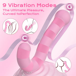 Seductiva Masturbation vibrator dual vibration AV stick backyard massage APP remote flirting sex toy USB Charging & Interface Controls - Quiet Performance