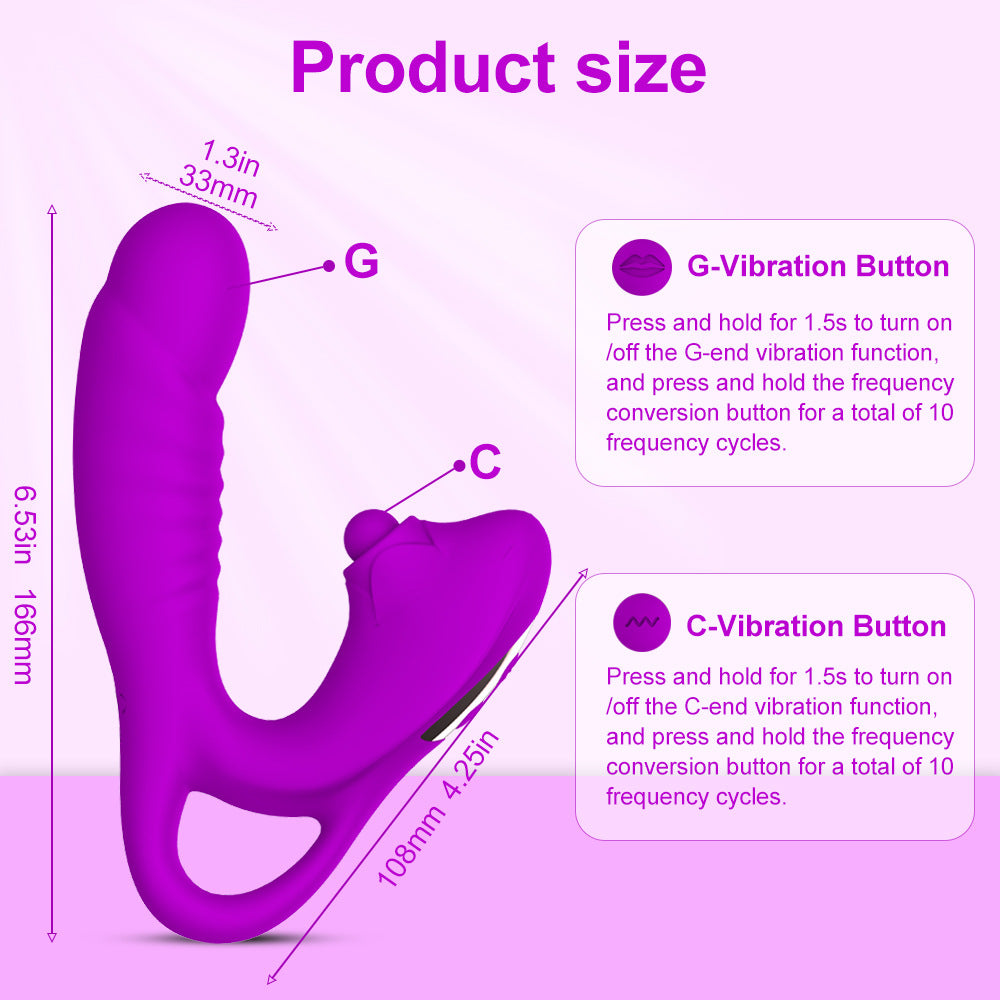 G/C spot vibrator 10-frequency dual-vibration adult product for women female toys