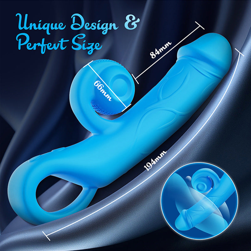 New Arrival 2 In 1 Double Vibration Stimulator Female Masturbation Rabbit Vibrator Sex Toys For Woman Or Couple